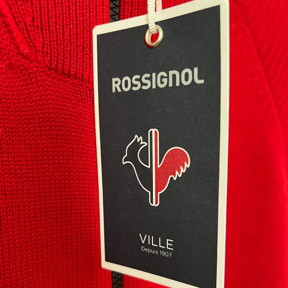 NWT Rossignol Adrien Merino Wool Zip Up Sweater - Picture 7 of 15